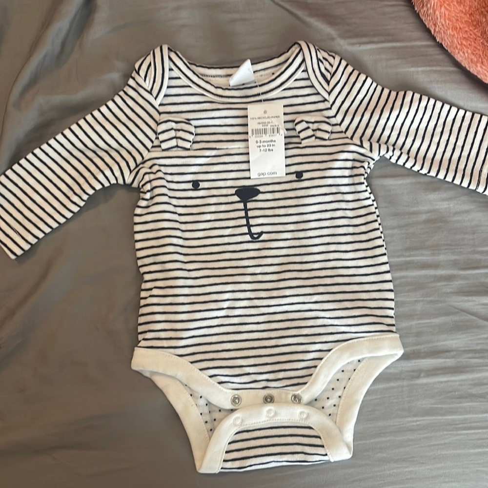 gap long sleeve onesie